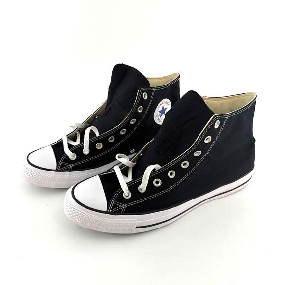 Converse Unisex Black Chuck Taylor All Star Canvas High Top Shoe Size W14 M12 - Picture 3 of 11